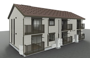 福井市の賃貸マンション / グレースフィーノ花月II / 外観写真