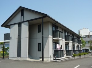 鯖江市の賃貸マンション / サンシティーD / 外観写真