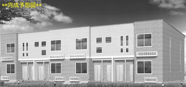 鯖江市の賃貸マンション / パーシモン E / 外観写真