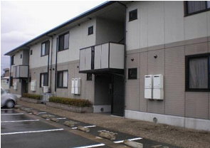 越前市(武生)の賃貸マンション / サンタビレッジ C / 外観写真